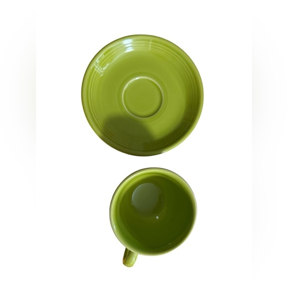 Fiesta Fiestaware Coffee Tea Cup & Saucer Homer Laughlin Co USA
Persimmon GREEN - Picture 4 of 5